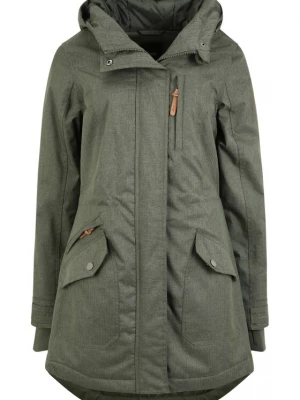 Foto van product Oxmo Tussenparka 'Bella' bruin / donkergroen
