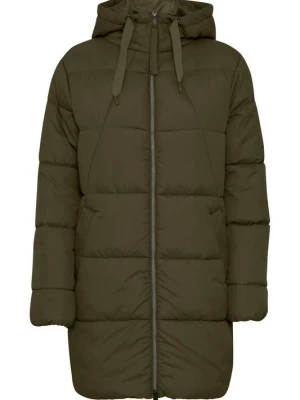 Foto van product Oxmo Winterjas 'Bodil' olijfgroen