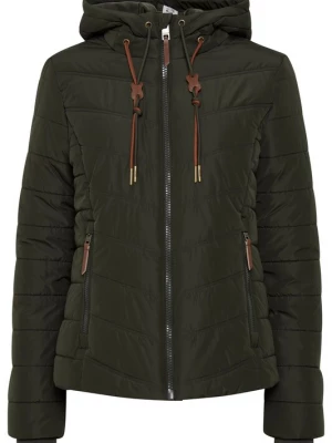 Foto van product Oxmo Winterjas 'Mala' bruin / donkergroen