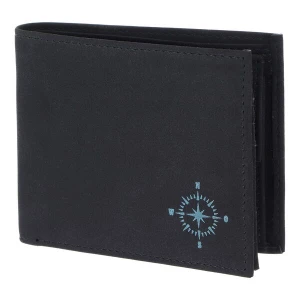Foto van product OXMOX Portemonnee 'New Cryptan' blauw / donkerbruin
