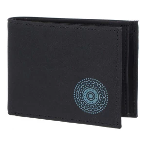 Foto van product OXMOX Portemonnee 'New Cryptan' turquoise / zwart