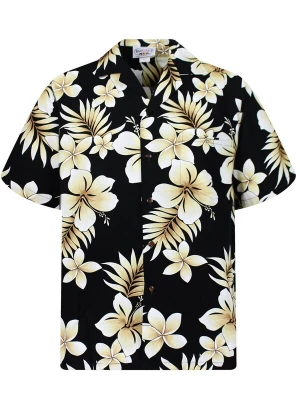 Foto van product Pacific Legend Overhemd 'Goldblume' zwart