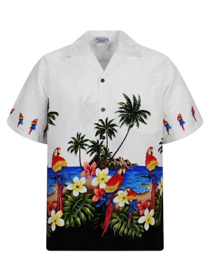 Foto van product Pacific Legend Overhemd 'Papagei' wit