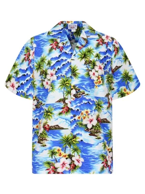 Foto van product Pacific Legend Overhemd 'Welle' blauw
