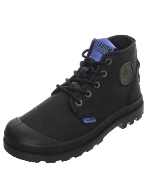 Foto van product Palladium Laarzen 'Youth Pampa Supply Lth Black / Black Lace-Up Shoes' zwart
