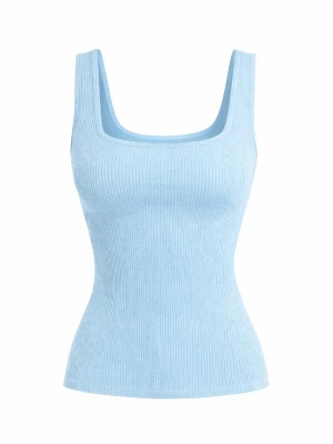 Foto van product PANTHEROAR Top 'Caro Neck Sleeveless Top' lichtblauw