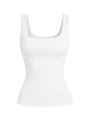 Foto van product PANTHEROAR Top 'Caro Neck Sleeveless Top' wit