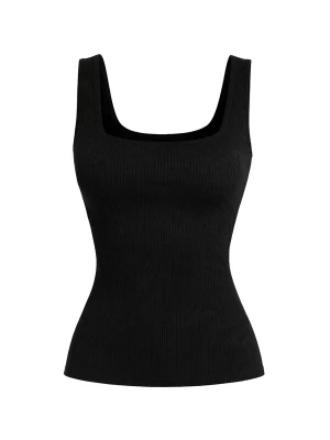 Foto van product PANTHEROAR Top 'Caro Neck Sleeveless Top' zwart