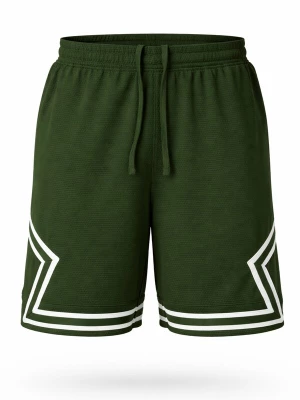 Foto van product PANTONECLO Boardshorts 'Pantoneclo Men’s Gym Shorts with Side Gaset' groen