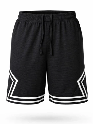 Foto van product PANTONECLO Boardshorts 'Pantoneclo Men’s Gym Shorts with Side Gaset' zwart