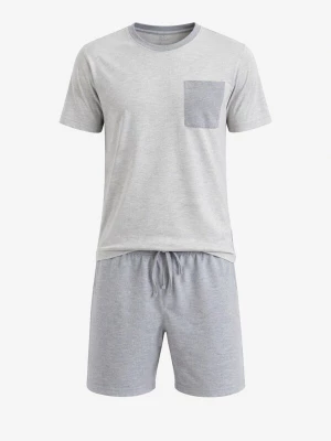 Foto van product PANTONECLO Pyjama kort 'Pantoneclo Men’s Nightwear Set' grijs