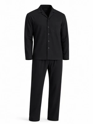 Foto van product PANTONECLO Pyjama lang 'Pantoneclo Men’ Nightwear Set' zwart