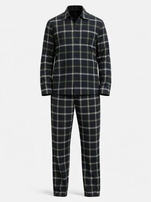 Foto van product PANTONECLO Pyjama lang 'Pantoneclo Men’ Nightwear Set' zwart gemêleerd