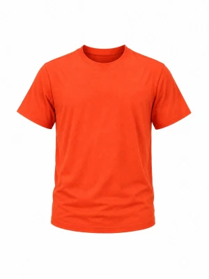 Foto van product PANTONECLO Shirt 'Pantoneclo Men’ Crew Neck Short Sleeve T-Shirt' oranjerood
