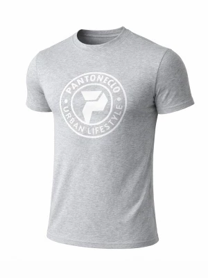 Foto van product PANTONECLO Shirt 'Pantoneclo Men’s Crew Neck Short Sleeve T-Shirt' lichtgrijs