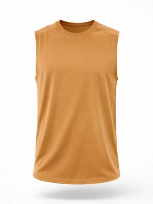 Foto van product PANTONECLO Shirt 'Pantoneclo Men’s Gym Vest' geel gemêleerd