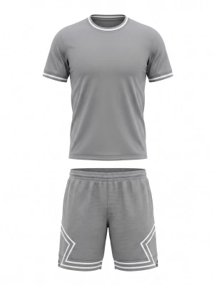 Foto van product PANTONECLO Trainingspak 'ActiveFlex' lichtgrijs
