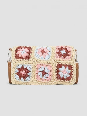 Foto van product Papieren clutch met bloemenprint en afneembare riem s.Oliver