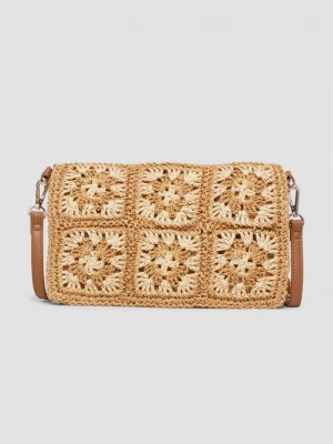 Foto van product Papieren clutch met bloemenprint en afneembare riem s.Oliver