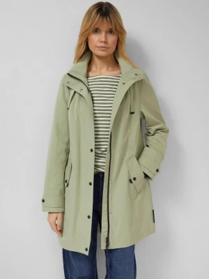 Foto van product Parka met capuchon en verstelbare taille s.Oliver olijfgroen