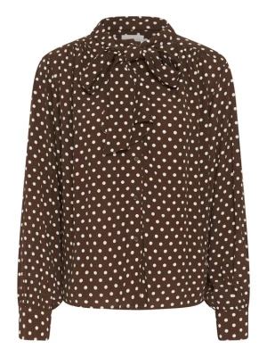 Foto van product Part Two Blouse 'Yanina' bruin / wit