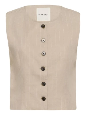 Foto van product Part Two Bodywarmer 'AzaniaPW' beige / wit