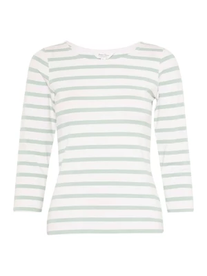 Foto van product Part Two Shirt 'Emel' mintgroen / wit