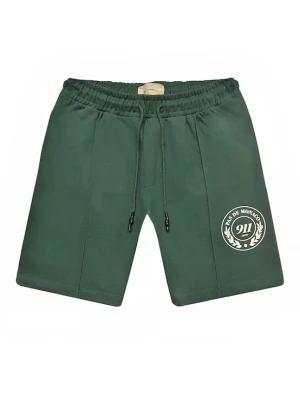 Foto van product Pas De Monaco Broek 'Lemans' donkergroen / wit