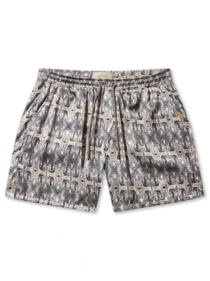 Foto van product Pas De Monaco Broek lichtbruin / antraciet / lichtgrijs / wit