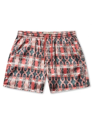 Foto van product Pas De Monaco Broek petrol / rood / wit