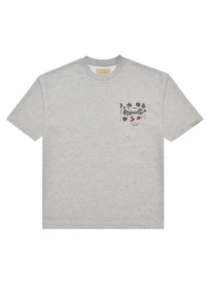 Foto van product Pas De Monaco Shirt 'Bloom Torque' blauw / grijs gemêleerd / wijnrood