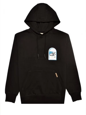 Foto van product Pas De Monaco Sweatshirt '911' cyaan blauw / zwart / wit