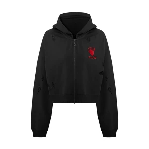 Foto van product PCFG Sweatvest rood / zwart