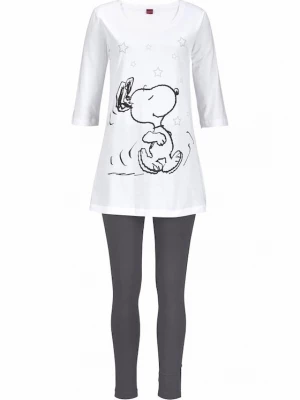 Foto van product PEANUTS Pyjama grijs / wit