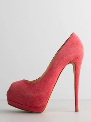 Foto van product Peeptoe hoge hakken Giuseppe Zanotti rood