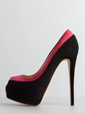 Foto van product Peeptoe hoge hakken Giuseppe Zanotti zwart