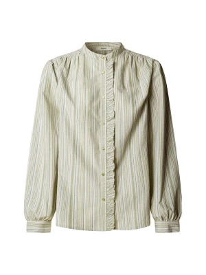 Foto van product Pepe Jeans Blouse 'Aliya' olijfgroen / wit