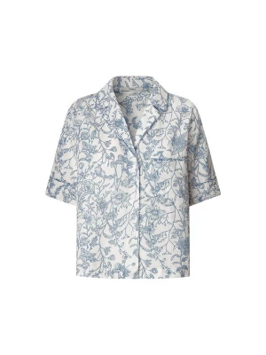Foto van product Pepe Jeans Blouse 'Doris' smoky blue / wit