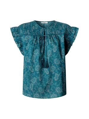 Foto van product Pepe Jeans Blouse 'GABRIELA' petrol / offwhite