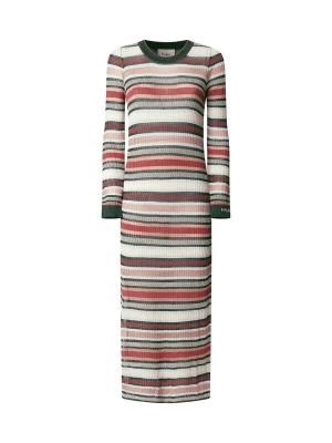 Foto van product Pepe Jeans Gebreide jurk 'North' lichtblauw / donkergroen / zalm roze / wit