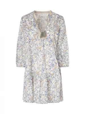 Foto van product Pepe Jeans Jurk ecru / blauw / lichtgroen / oranje