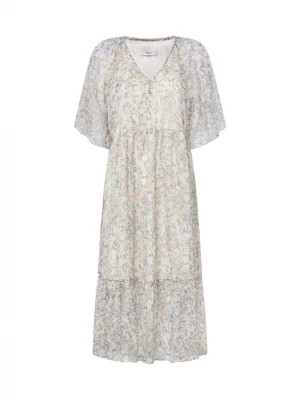 Foto van product Pepe Jeans Jurk 'May' ecru / goud / pastelgroen / wit