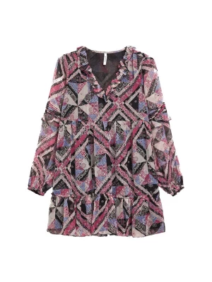 Foto van product Pepe Jeans Jurk 'Pitu' blauw / grijs / pink / zwart