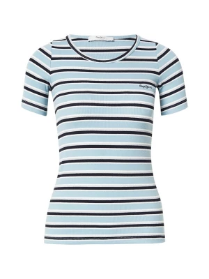 Foto van product Pepe Jeans Shirt 'Belin' lichtblauw / zwart / zilver / offwhite