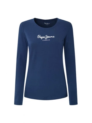 Foto van product Pepe Jeans Shirt 'New Verginia' donkerblauw / wit