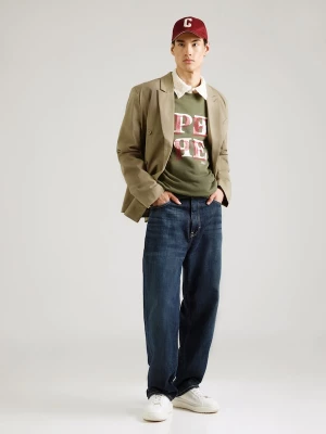 Foto van product Pepe Jeans Sweatshirt olijfgroen / kersrood / wit