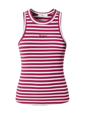 Foto van product Pepe Jeans Top 'Marian' bessen / wit