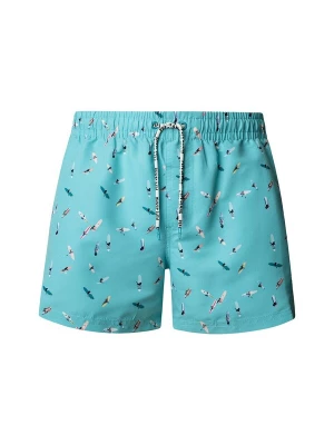 Foto van product Pepe Jeans Zwemshorts azuur / pasteelgeel / lichtrood / wit