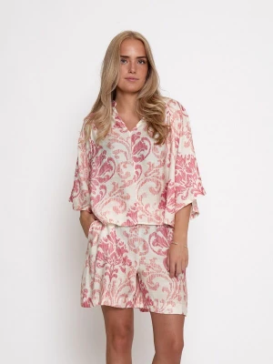 Foto van product Peppercorn Blouse 'Otella' oranje gemêleerd / offwhite