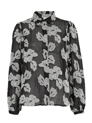 Foto van product Peppercorn Shirt 'Magdalena ' zwart gemêleerd